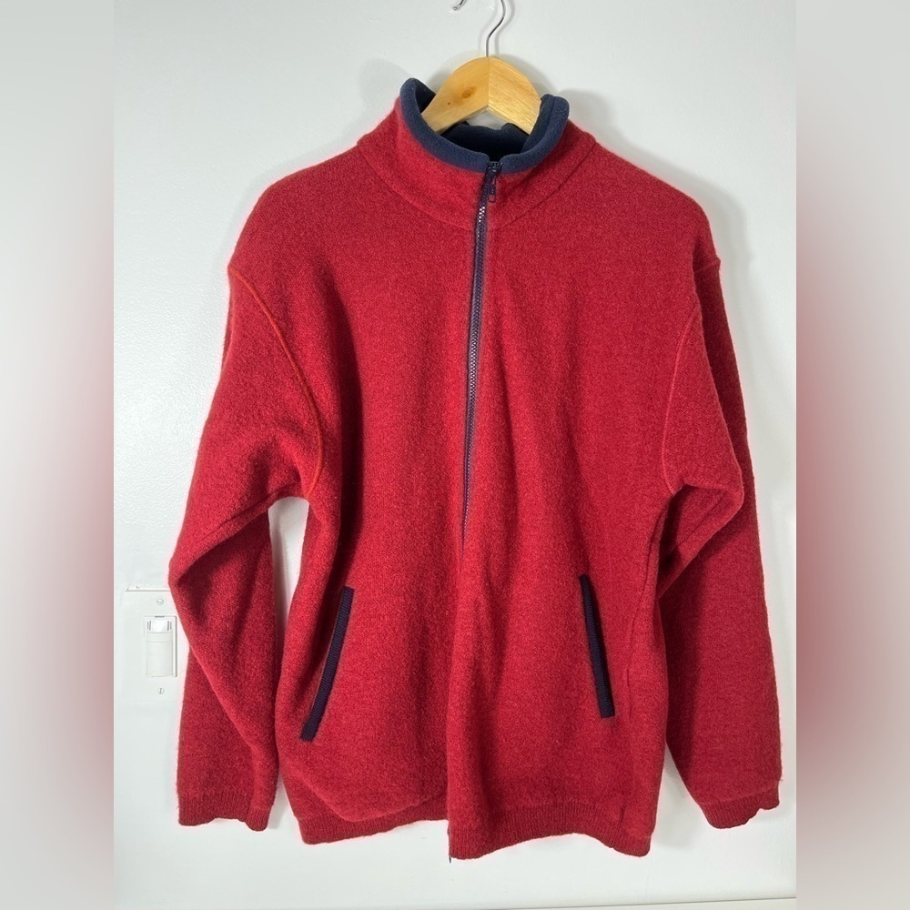 100% Wool Made in New Zealand Zip Jacket